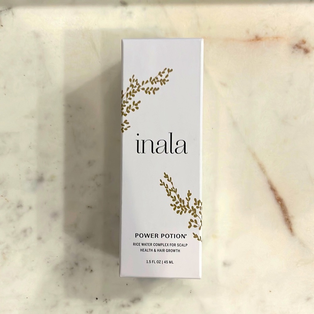 Inala Power Potion Rice Water Complex for Scalp Health and Hair Growth NIB 45ml